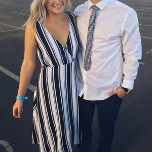 Ali & Jay Salsa Conmigo Stripe Dress